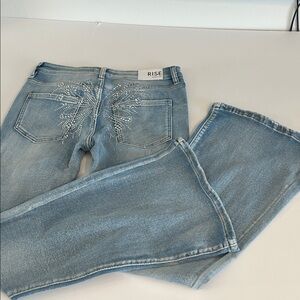 High Rise Women's Jeans in Light Blue